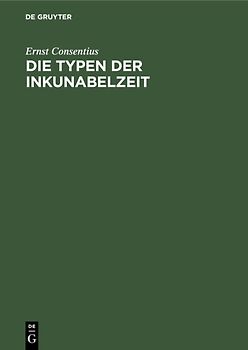 Die Typen der Inkunabelzeit