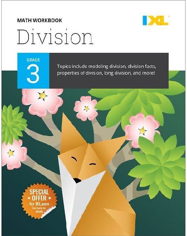 IXL Math Workbook: Grade 3 Division