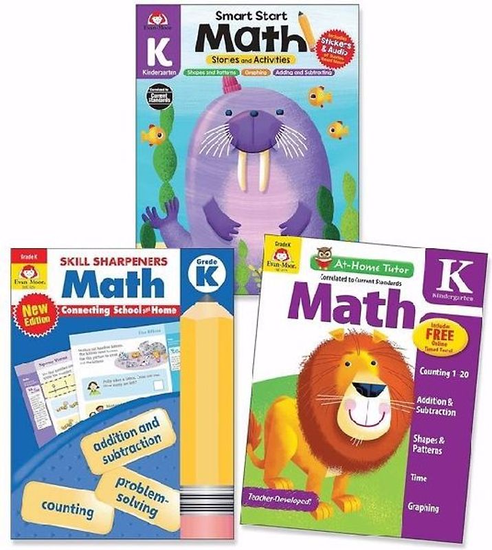 My First Math Workbooks Pack, Kindergarten