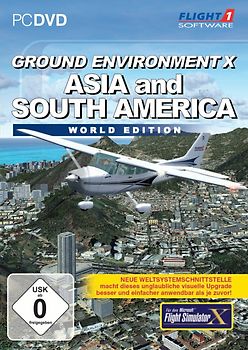 Flight Simulator X - Ground Enviroment X5: Asia and South America World (Add-On) PC Spiele