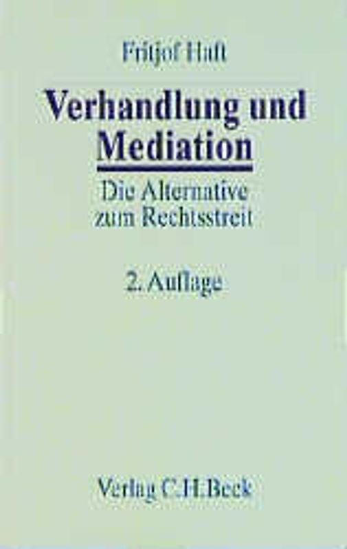 Verhandlung und Mediation