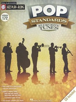 Jazz Play-Along Volume 172: Pop Standards - 10 Favorite Tunes (Buch & CD) - Various