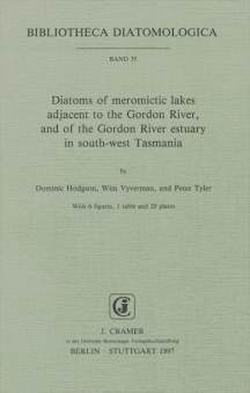 Diatoms of meromictic lakes adjacent to the Gordon River, and of the Gordon River estuary in south-west Tasmania