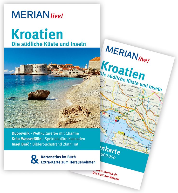 MERIAN live! Reiseführer Kroatien Die südliche Küste und Inseln
