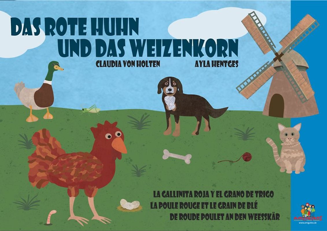 Das rote Huhn und das Weizenkorn
