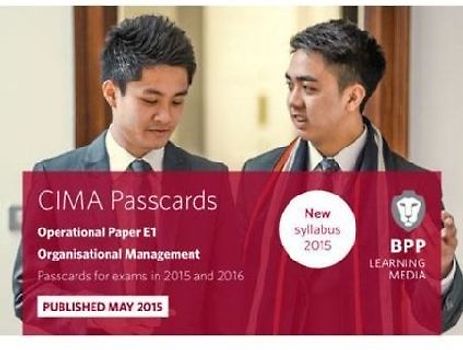 CIMA E1 Organisational Management