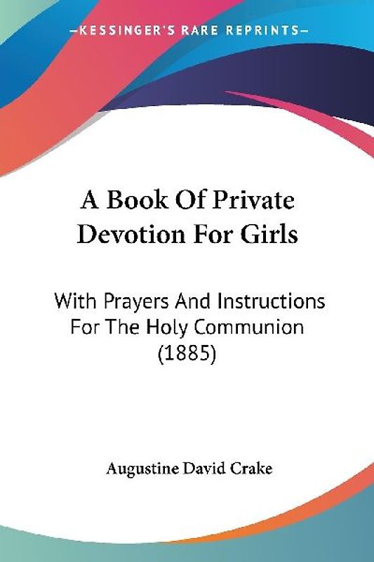 A Book Of Private Devotion For Girls