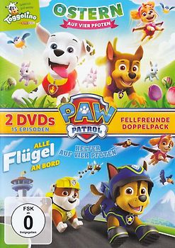 Paw Patrol: Ostern auf vier Pfoten / Alle Flügel an Bord [2 DVDs] DVD