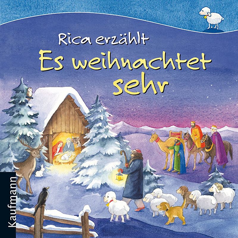 Es weihnachtet sehr mit Stoffschaf