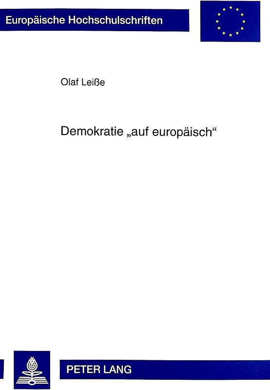 Demokratie «auf europäisch»