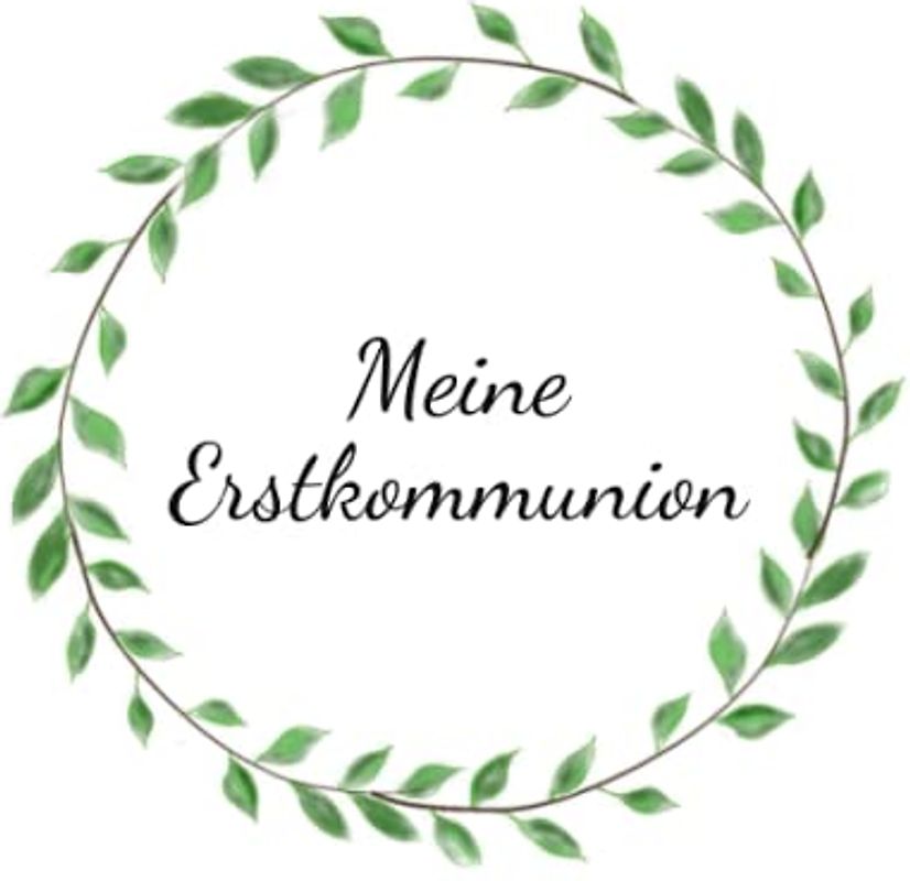 Meine Erstkommunion: Gästebuch - Erinnerungsbuch - Geschenkidee zum Eintragen und Ausfüllen von Glückwünschen für das Kommunionkind - Album zur Erstkommunion