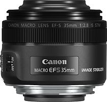 Canon EF-S 35 mm F2.8 IS STM Macro 49 mm Filtergewinde (Canon EF-S Anschluss) schwarz