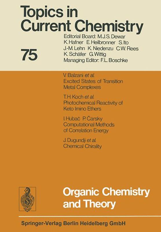 Organic Chemistry and Theory