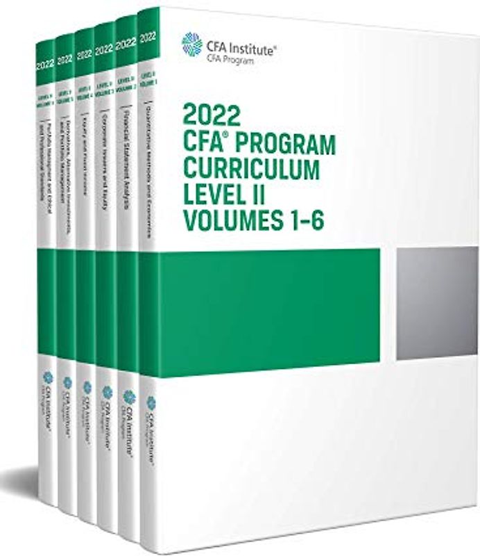 CFA Program Curriculum Level II 2022
