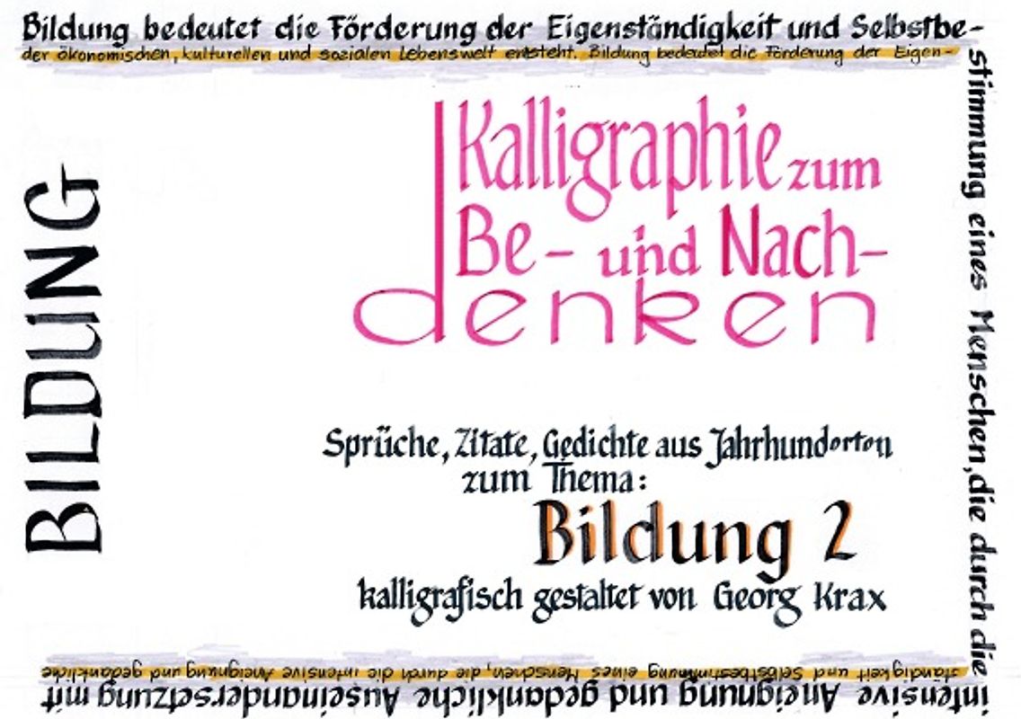 Kalligraphie / Bildung 2
