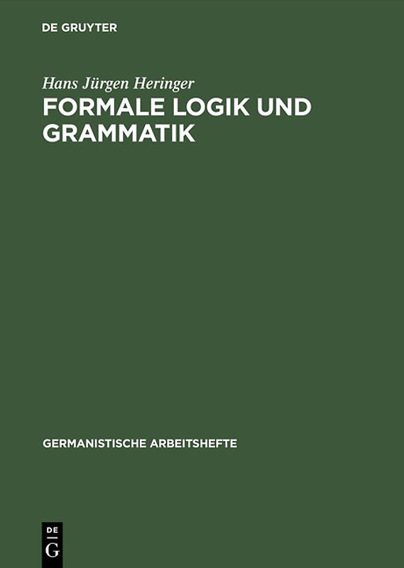 Formale Logik und Grammatik