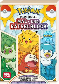 Pokémon Activity-Buch: Mein toller Mal- und Rätselblock