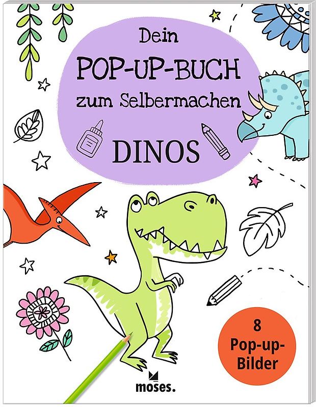 Dein Pop-Up Buch zum Selbermachen Dinos