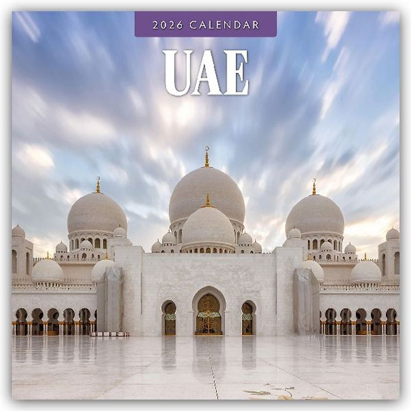 UAE  2026 Square Wall Calendar