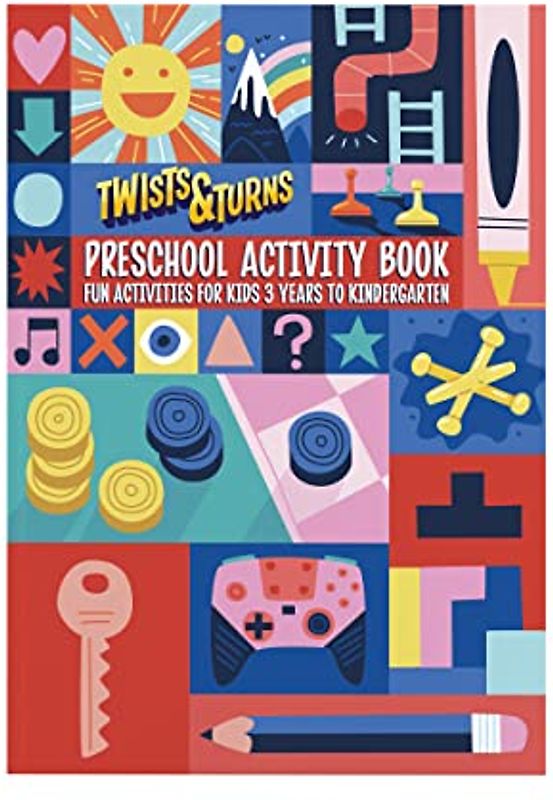 Lifeway VBS 2023 Twists & Turns Preschool Activity Book (Pack of 12)