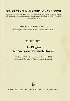 Die Elogien der Ambraser Fürstenbildnisse