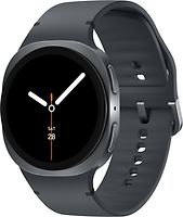 Samsung Galaxy Watch8 44 mm Aluminiumgehäuse graphite am Sport Band M/L graphite [Wi-Fi + 4G]