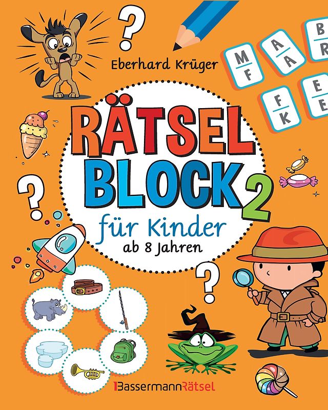 Rätselblock 2 für Kinder ab 8 Jahren (5 Exemplare à 3,99)