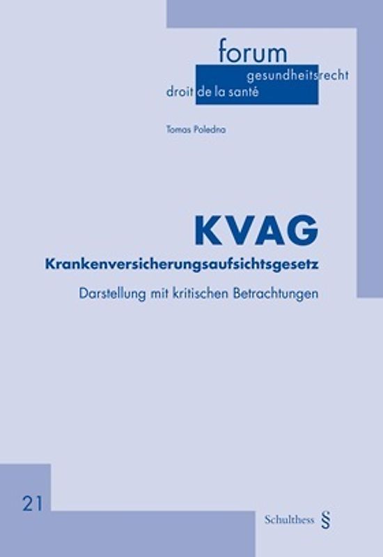 KVAG Krankenversicherungsaufsichtsgesetz