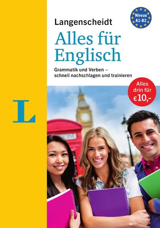 Langenscheidt Alles für Englisch - "3 in 1": Kurzgrammatik, Grammatiktraining und Verbtabellen
