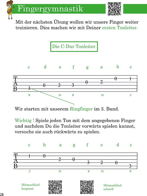 Gitarre lernen für Kinder - Das neue Gitarrenbuch für Anfänger