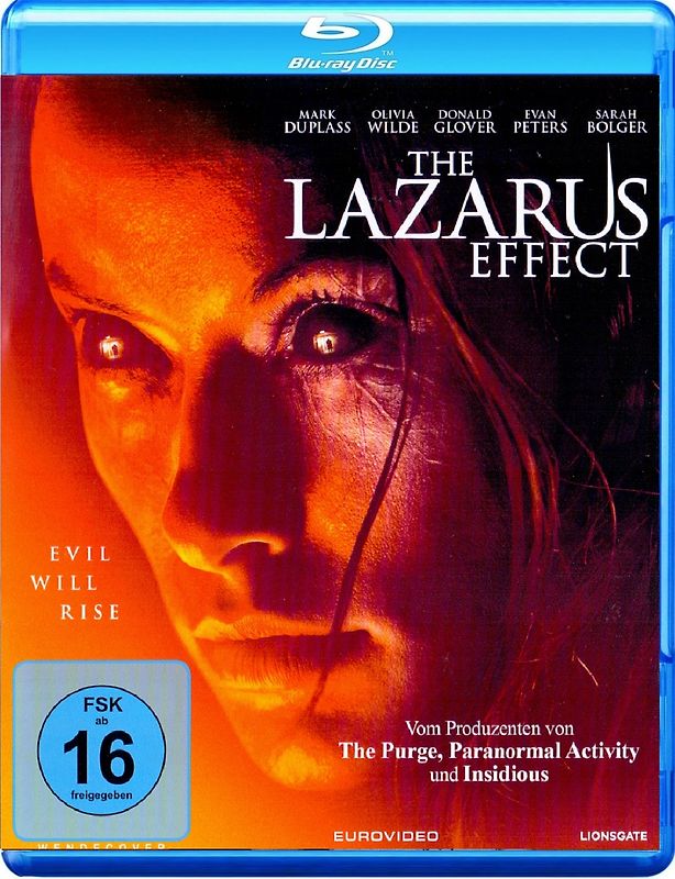 The Lazarus Effect Blu-ray Disc