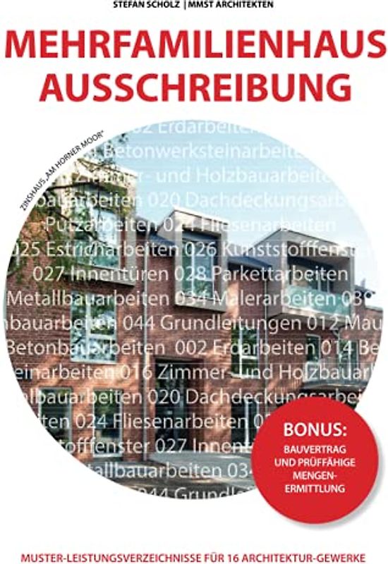 Mehrfamilienhaus Ausschreibung: Muster-Leistungsverzeichnisse für 16 Architektur-Gewerke