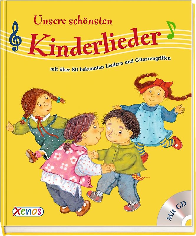 Unsere schönsten Kinderlieder mit CD