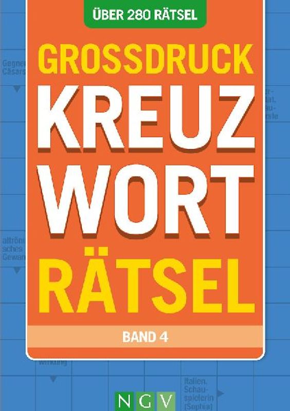 Großdruck Kreuzworträtsel - Band 4