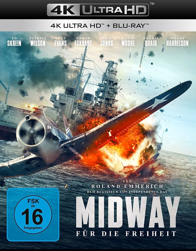 Midway - Für die Freiheit 4K [inkl. Blu-ray] 4K Ultra HD Blu-ray