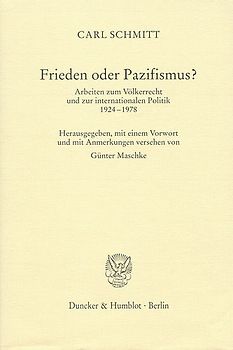 Frieden oder Pazifismus?