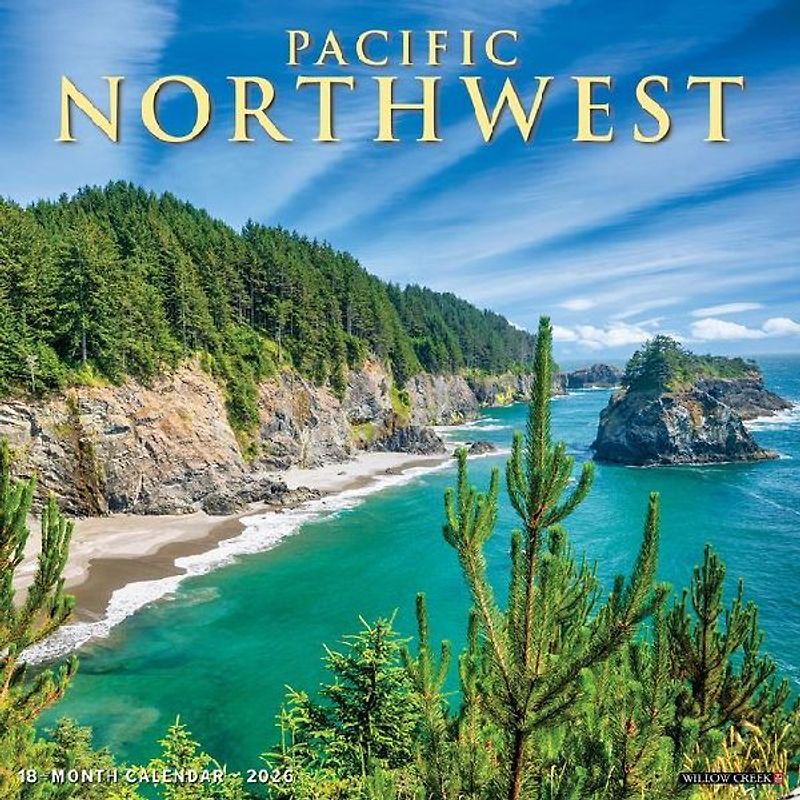 Pacific Northwest 2026 12 X 12 Wall Calendar