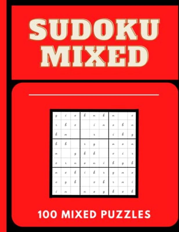 Sudoku mixed: 100 puzzles of varying difficulty