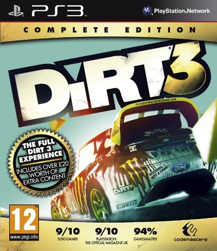 DiRT 3 [Complete Edition, Internationale Version] PlayStation 3