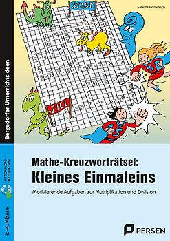 Mathe-Kreuzworträtsel: Kleines Einmaleins