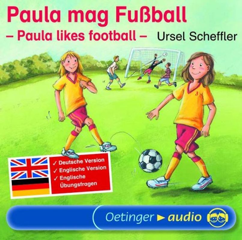 Paula mag Fußball /Paula likes football (CD)