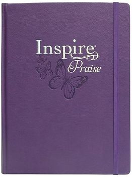 Inspire Praise Bible Large Print Nlt, Filament Enabled (Hardcover Leatherlike, Purple)