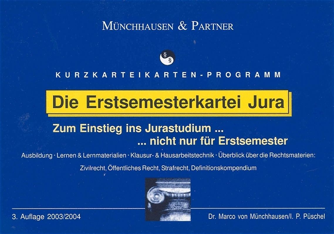 Die Erstsemesterkartei