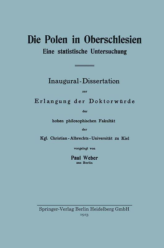 Die Polen in Oberschlesien