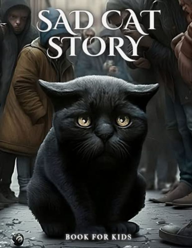 Sad Cat Story: Storybook, Motivational Book For kids, Children's books, Early reader books, animal Stories, Black cat fiction,