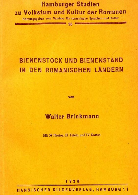 Bienenstock und Bienenstand in den romanischen Ländern