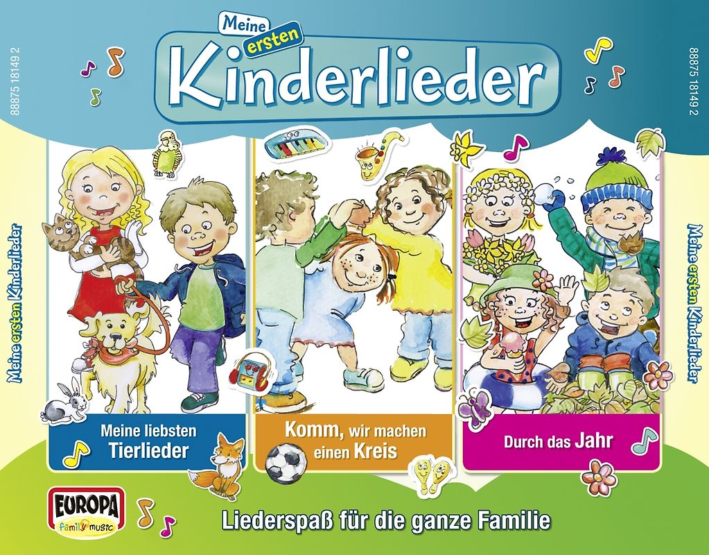 Meine ersten Kinderlieder - 01/3er Box (Tierlieder