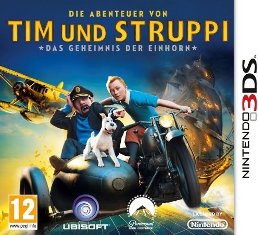 Die Abenteuer von Tim und Struppi: Das Geheimnis Der Einhorn [Internationale Version] Nintendo 3DS