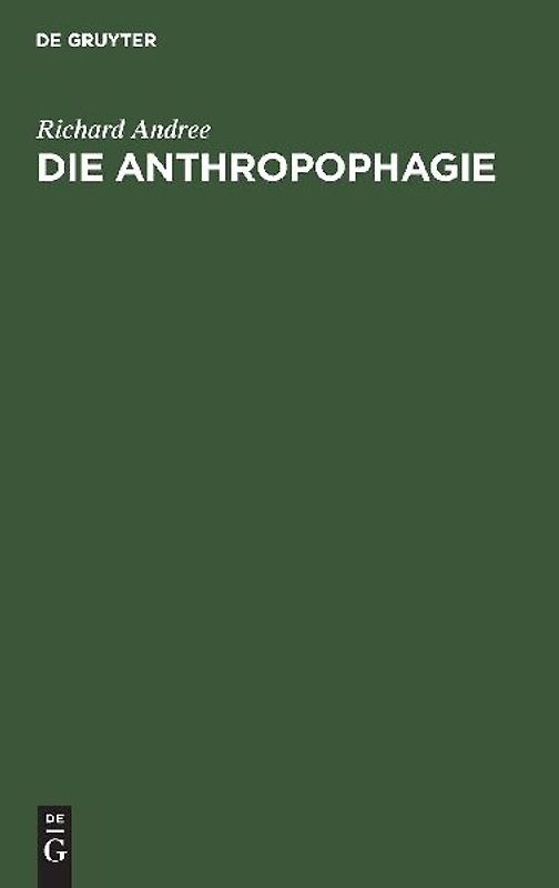 Die Anthropophagie