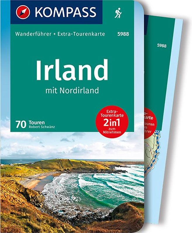 KOMPASS Wanderführer Irland mit Nordirland